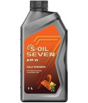 Трансмиссионное масло S-OIL SEVEN ATF VI FULLY SYNTHETIC​​​​​​​, 1л