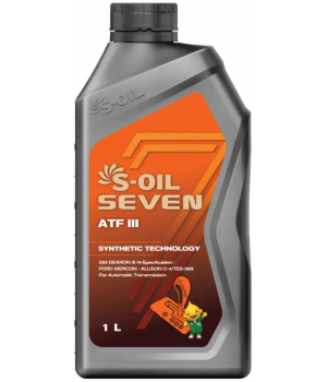 Трансмиссионное масло S-OIL SEVEN ATF III​​​​​​​, 1л