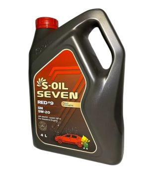 Моторное масло S-OIL SEVEN RED #9 SN 5W-20, 4л
