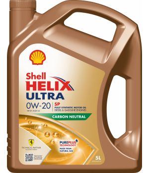 Моторное масло SHELL Helix Ultra SP 0W-20, 5л