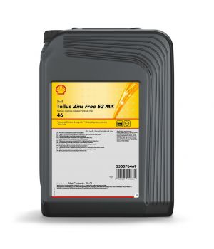 Гидравлическое масло Shell Tellus Zinc Free S3 MX 46, 20л