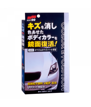 Полироль для кузова цветовосстанавливающий Soft99 Color Evolution White Pearl для белых и перламутровых, 100 мл