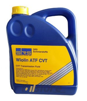 Трансмиссионное масло SRS Wiolin ATF CVT, 4л (желтая)