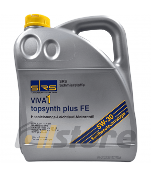 Моторное масло SRS VIVA 1 topsynth Plus FE 5W-30, 4л