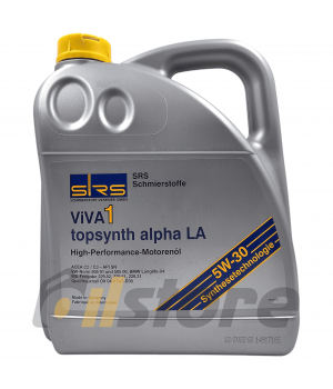 Моторное масло SRS VIVA 1 topsynth alpha LA 5W-30, 4л
