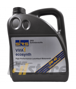 Моторное масло SRS VIVA 1 ecosynth 0W-40, 4л