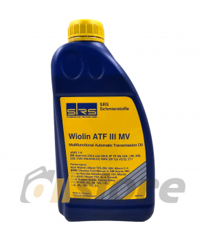 Трансмиссионное масло SRS Wiolin ATF III MV, 1л (красная)