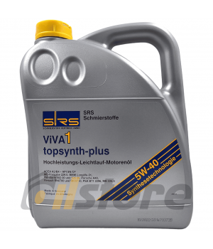 Моторное масло SRS VIVA 1 topsynth PLUS 5W-40, 4л