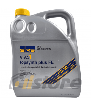 Моторное масло SRS VIVA 1 topsynth Plus FE 5W-30, 5л