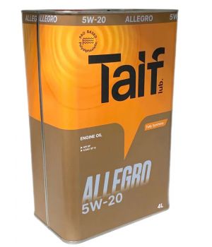 Моторное масло TAIF ALLEGRO 5W-20, 4л