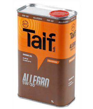 Моторное масло TAIF ALLEGRO 5W-30, 1л