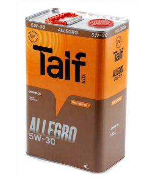 Моторное масло TAIF ALLEGRO 5W-30, 4л