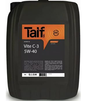 Моторное масло TAIF VITE C3 5W-40, 20л