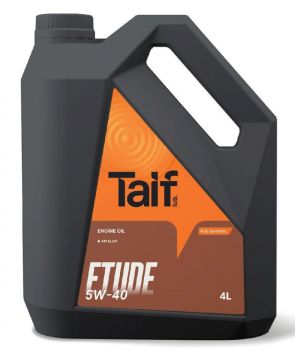 Моторное масло TAIF ETUDE 5W-40, 4л