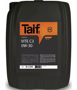Моторное масло TAIF VITE C3 0W-30, 20л