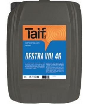 Компрессорное масло TAIF DESTRA VDL 46, 20л