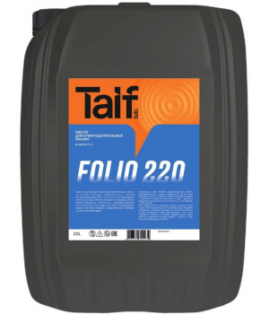 Циркуляционное масло для БДМ TAIF FOLIO 220, 20л