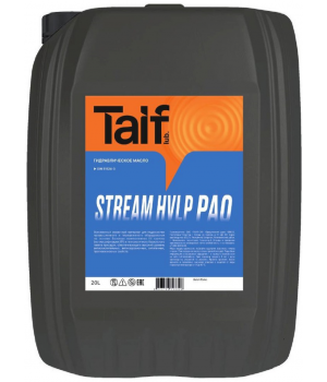 Гидравлическое масло TAIF STREAM HVLP PAO 22, 20л