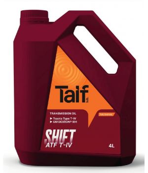 Трансмиссионное масло TAIF SHIFT ATF TYPE T-IV, 4л