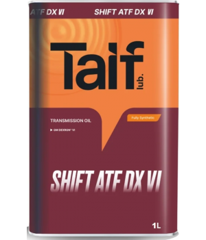 Трансмиссионное масло TAIF SHIFT ATF DX VI, 1л