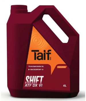 Трансмиссионное масло TAIF SHIFT ATF DX VI, 4л
