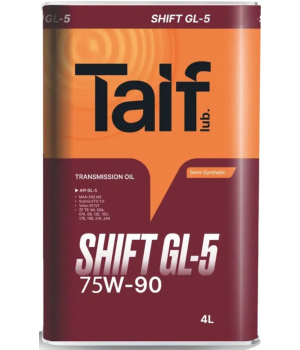 Трансмиссионное масло TAIF SHIFT GL-5 75W-90, 4л
