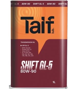 Трансмиссионное масло TAIF SHIFT GL-5 80W-90, 1л