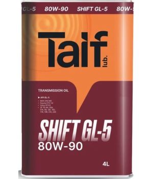 Трансмиссионное масло TAIF SHIFT GL-5 80W-90, 4л