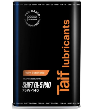 Трансмиссионное масло TAIF SHIFT GL-5 PAO 75W-140, 1л