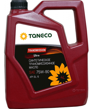Трансмиссионное масло TANECO Transmission Ultra GL-5 75W-90, 4л
