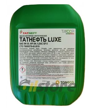 Моторное масло Татнефть LUXE SN 5W-30, 10л