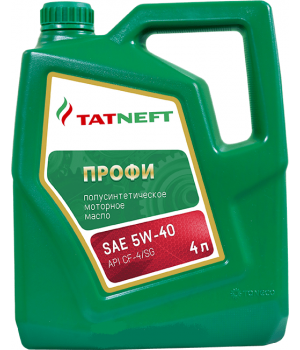 Моторное масло Татнефть Профи 5W-40, 4л