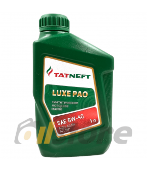 Моторное масло Татнефть LUXE PAO 5W-40, 1л