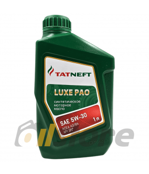 Моторное масло Татнефть LUXE PAO 5W-30, 1л