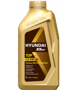 Моторное масло HYUNDAI XTeer TOP C3 0W-30 (NEW), 1л