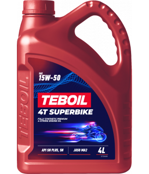 Моторное масло TEBOIL 4T SUPERBIKE 15W-50, 4л