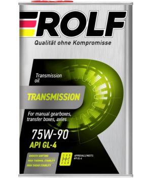 Трансмиссионное масло ROLF Transmission 75W-90 API GL-4, 4л