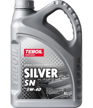 Моторное масло TEBOIL Silver SN 5W-40, 4л