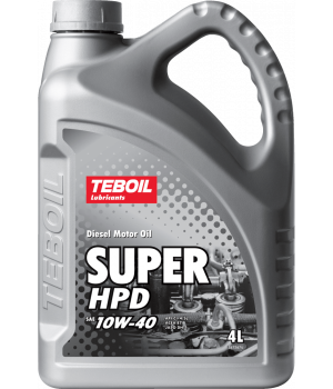 Моторное масло TEBOIL SUPER HPD 10W-40, 4л