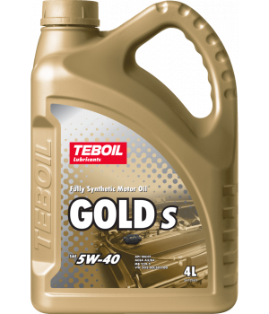 Моторное масло TEBOIL Gold S 5W-40, 4л