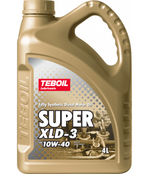 Моторное масло TEBOIL SUPER XLD-3 10W-40, 4л