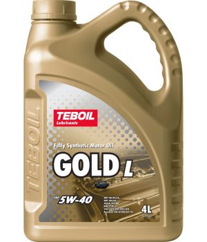 Моторное масло TEBOIL Gold L 5W-40, 4л