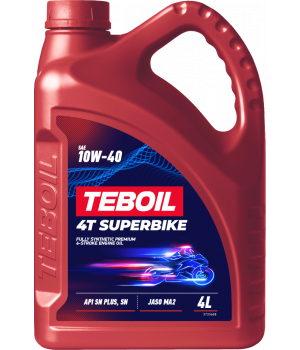 Моторное масло TEBOIL 4T SUPERBIKE 10W-40, 4л