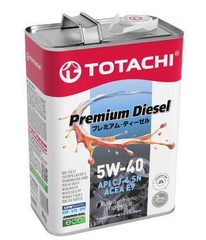 Моторное масло TOTACHI Premium Diesel CJ-4/SN 5W-40, 6л