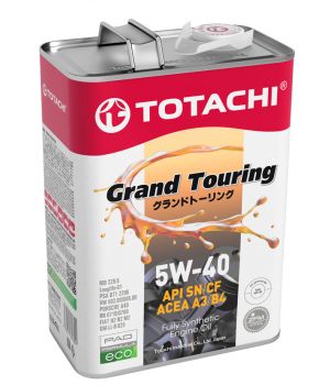 Моторное масло TOTACHI Grand Touring 5W-40, 4л