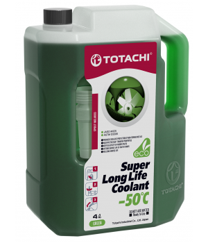 Антифриз готовый TOTACHI SUPER LLC Green -50C, 4л