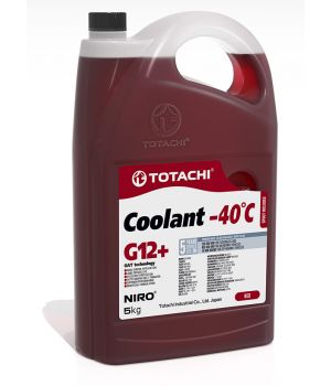 Антифриз готовый TOTACHI NIRO COOLANT Red -40C G12+, 5кг