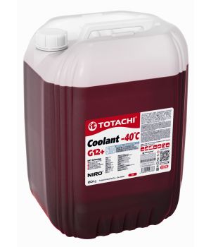 Антифриз готовый TOTACHI NIRO COOLANT Red -40C G12+, 20кг