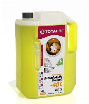 Антифриз готовый TOTACHI ELC Yellow -40C, 4л