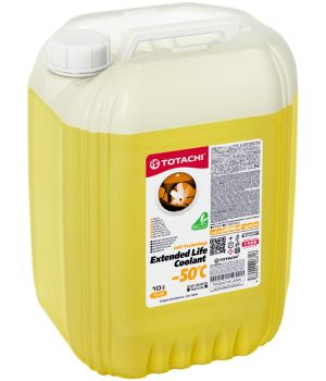 Антифриз готовый TOTACHI ELC Yellow -50C, 10л